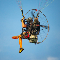 Paramotor Gliding